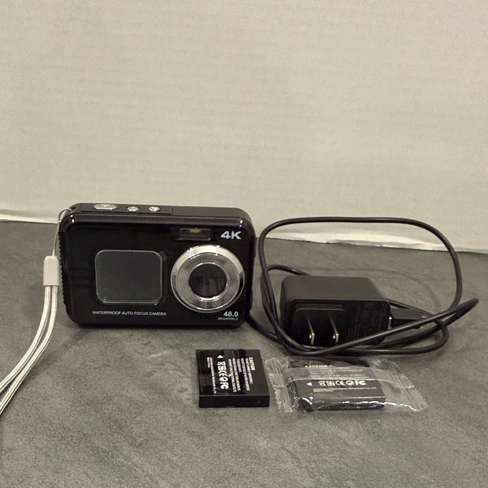 4K Waterproof Auto Focus Camera - Black